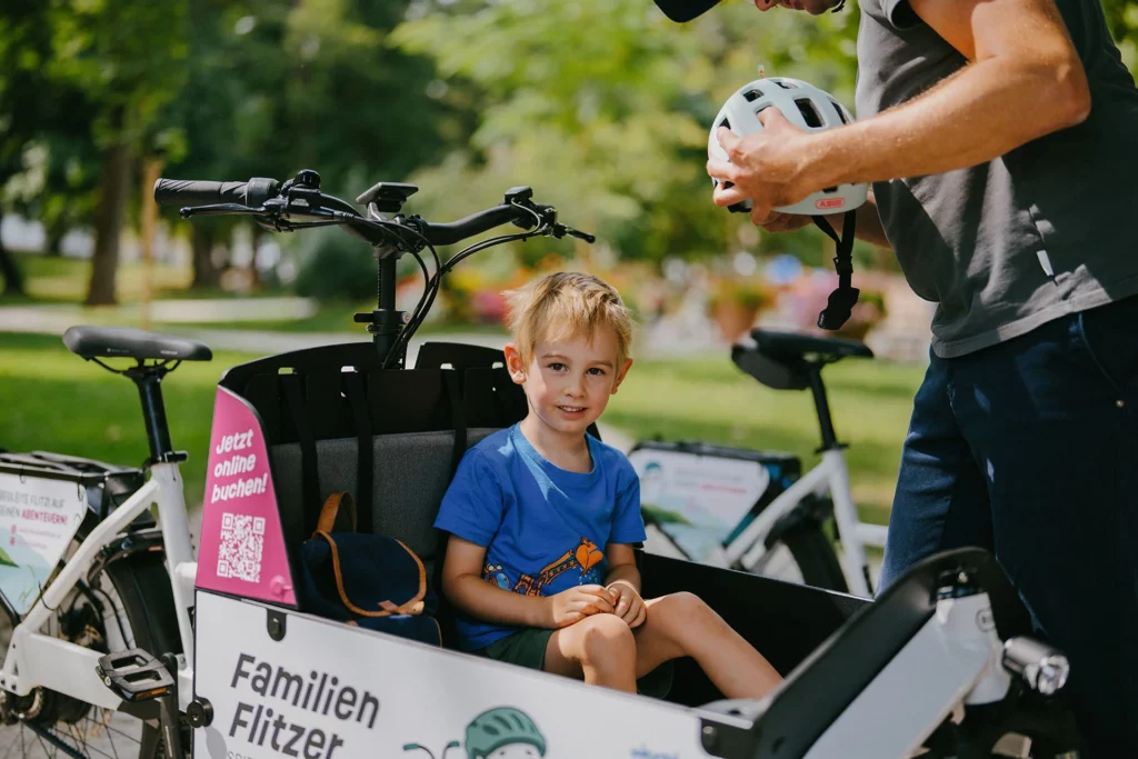 Familienflitzer Fahrradbeklebung